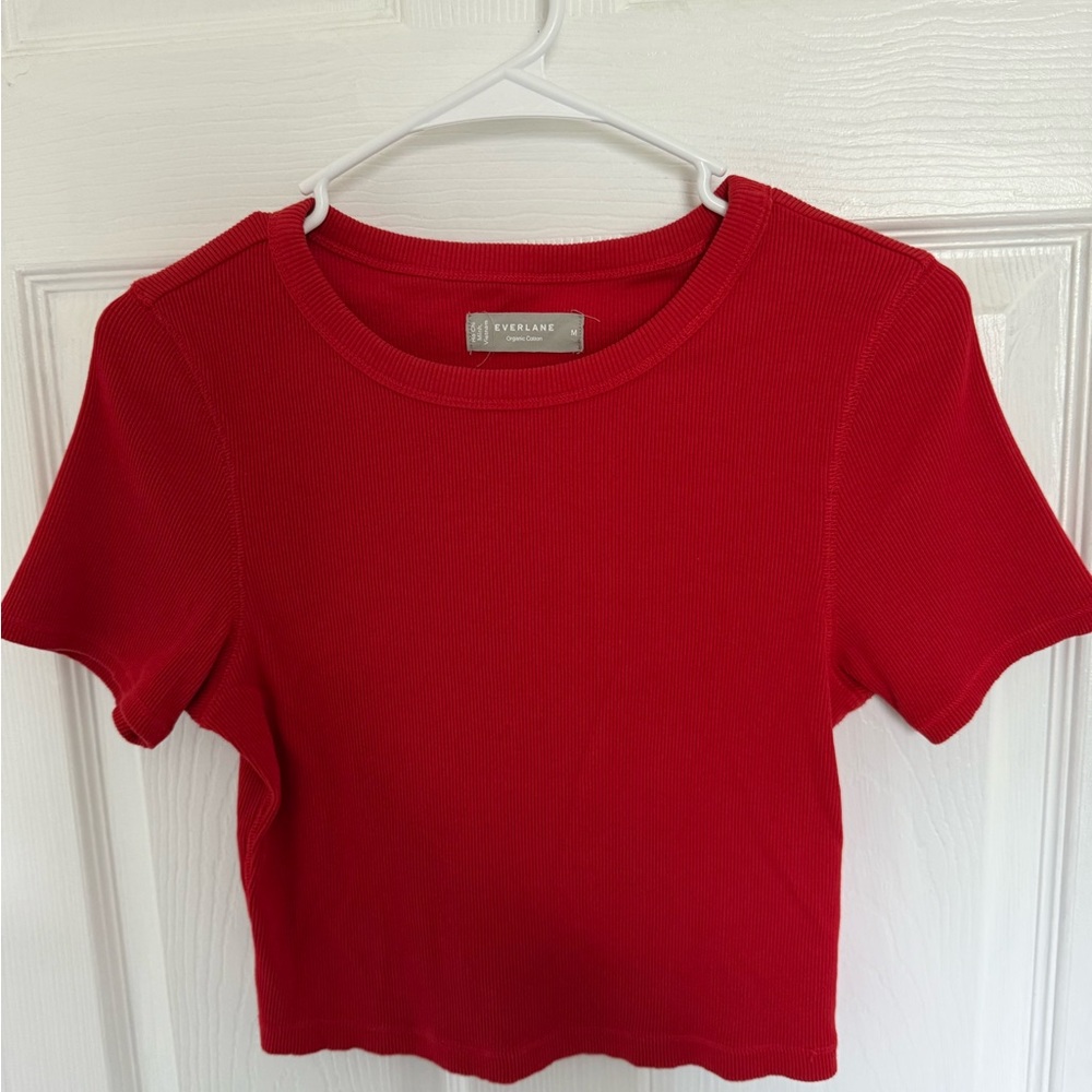Everlane Ribbed Cropped Tee - Picture 2 of 4